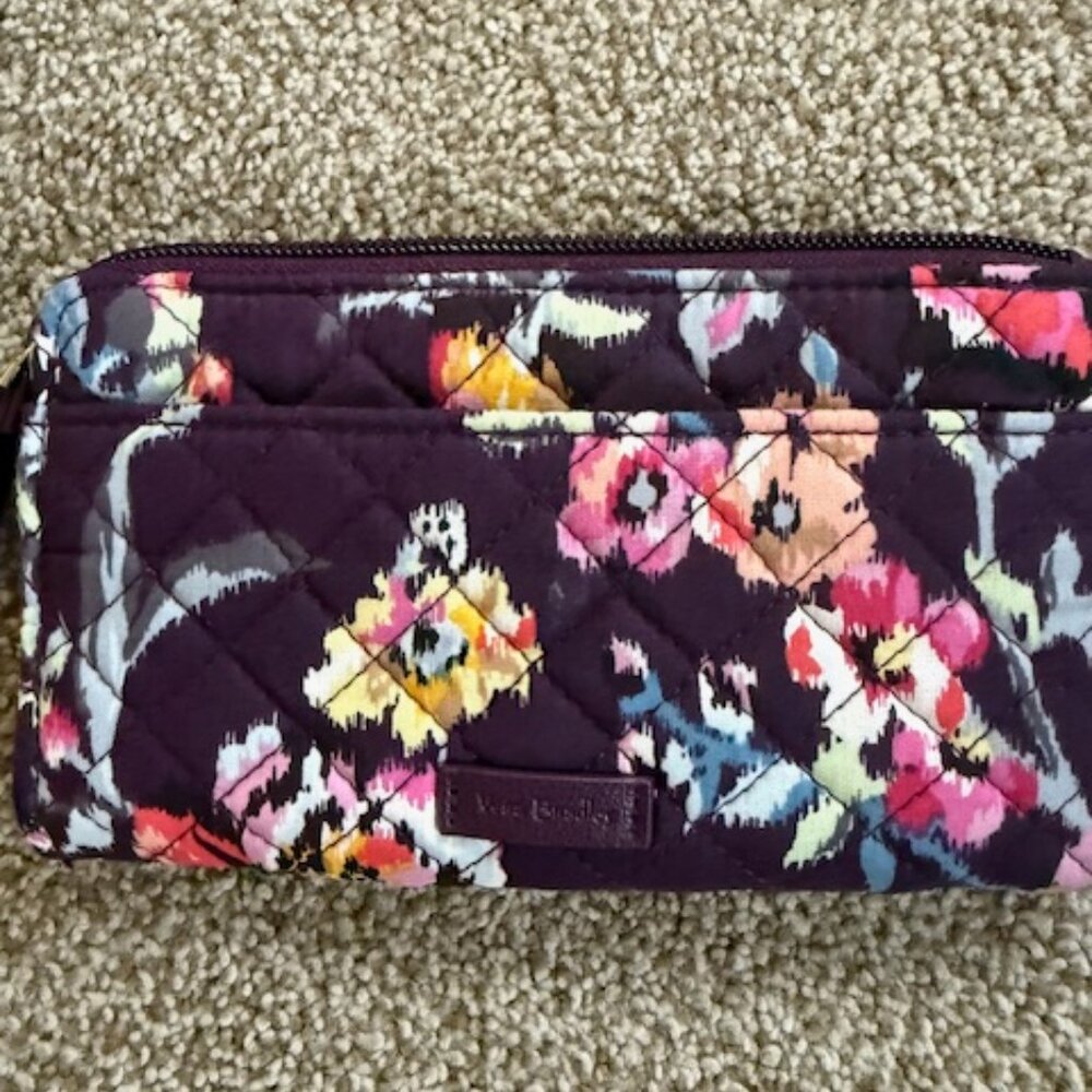 Vera Bradley Indiana Rose Carson Mini Shoulder Bag & Wallet $ Lipstick case - Picture 6 of 7